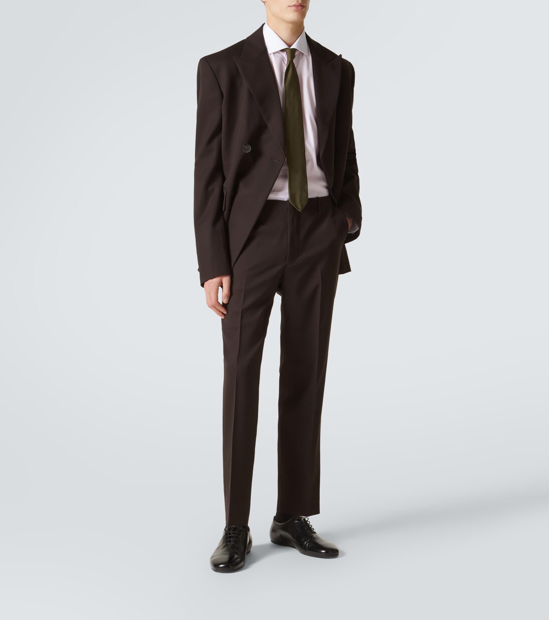 Anzughose aus Woll-Gabardine | Prada