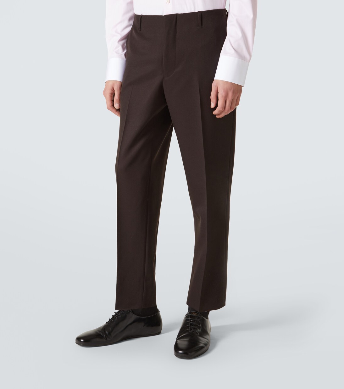 Anzughose aus Woll-Gabardine | Prada