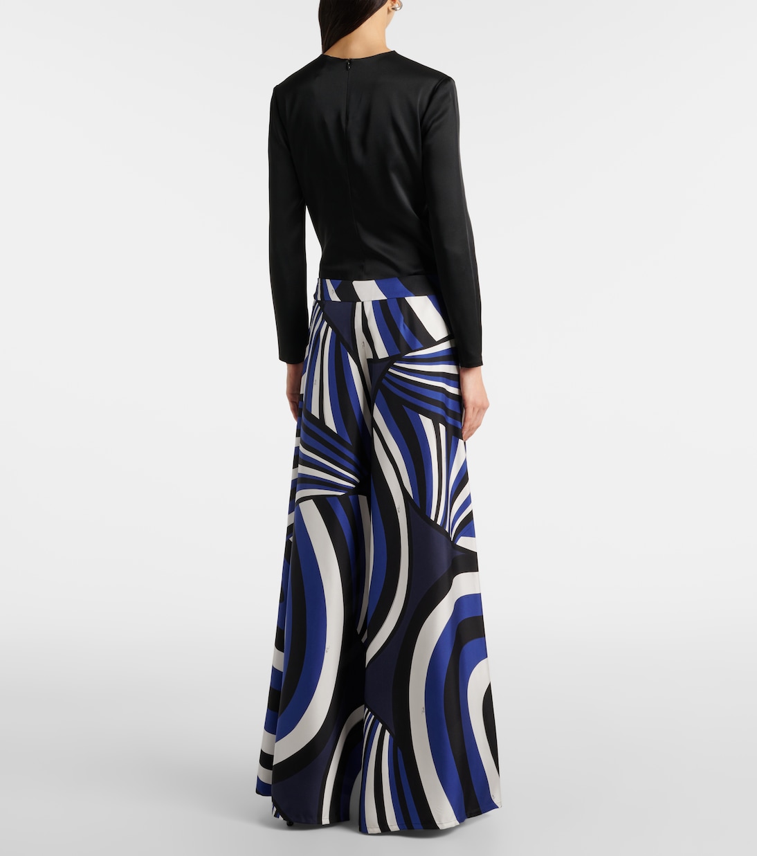 Palazzo-Hose Iride aus Seiden-Twill | Pucci