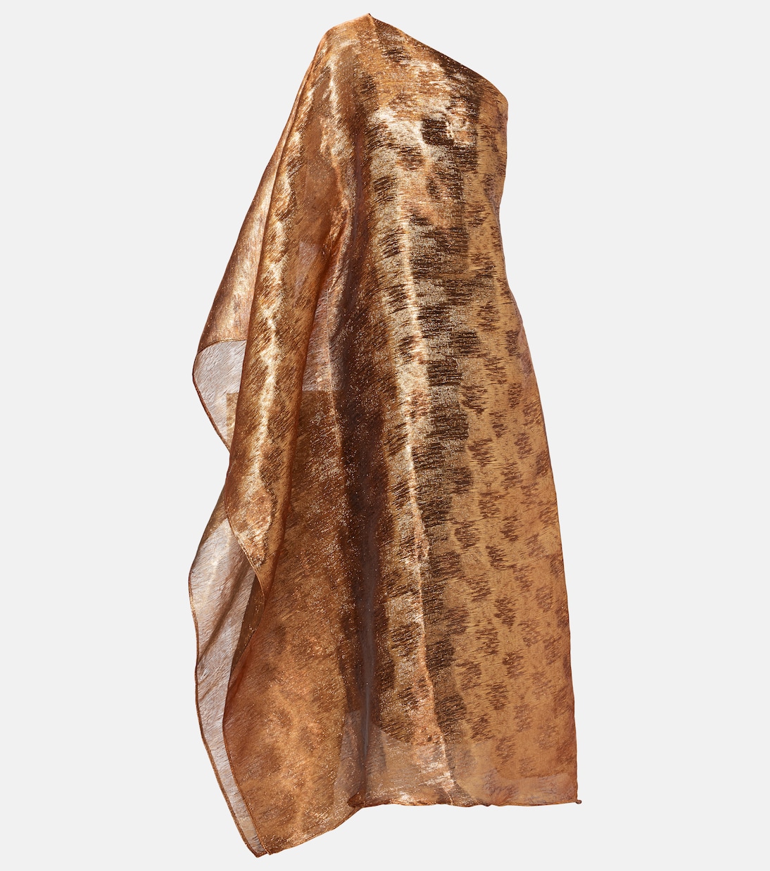 One-Shoulder-Robe Betsy aus Fil Coupé | Taller Marmo