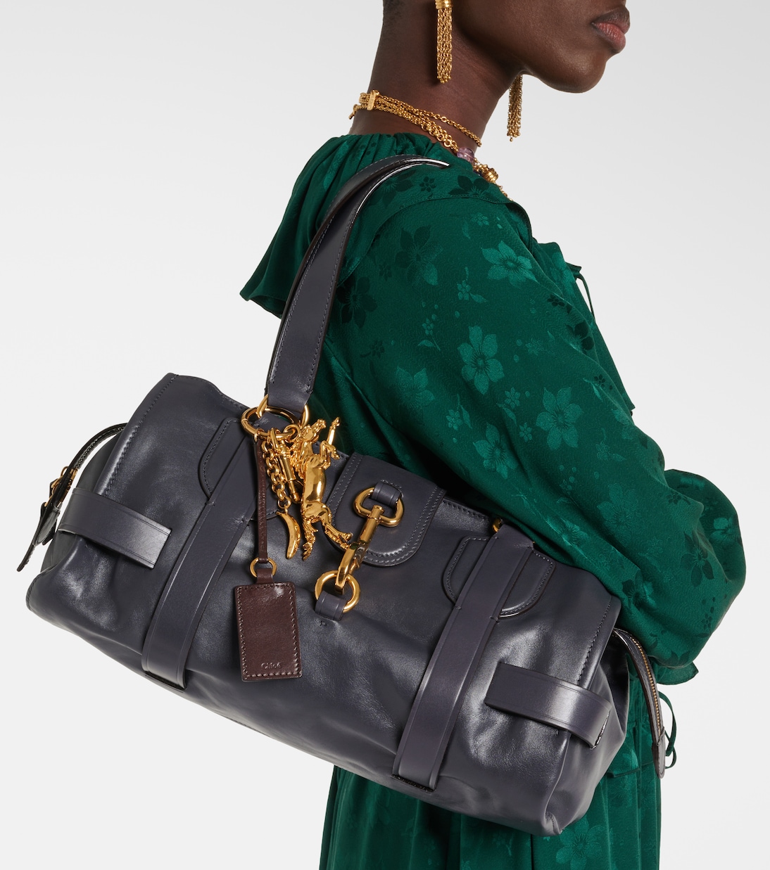 Kerala 25 Large leather shoulder bag | Chloé