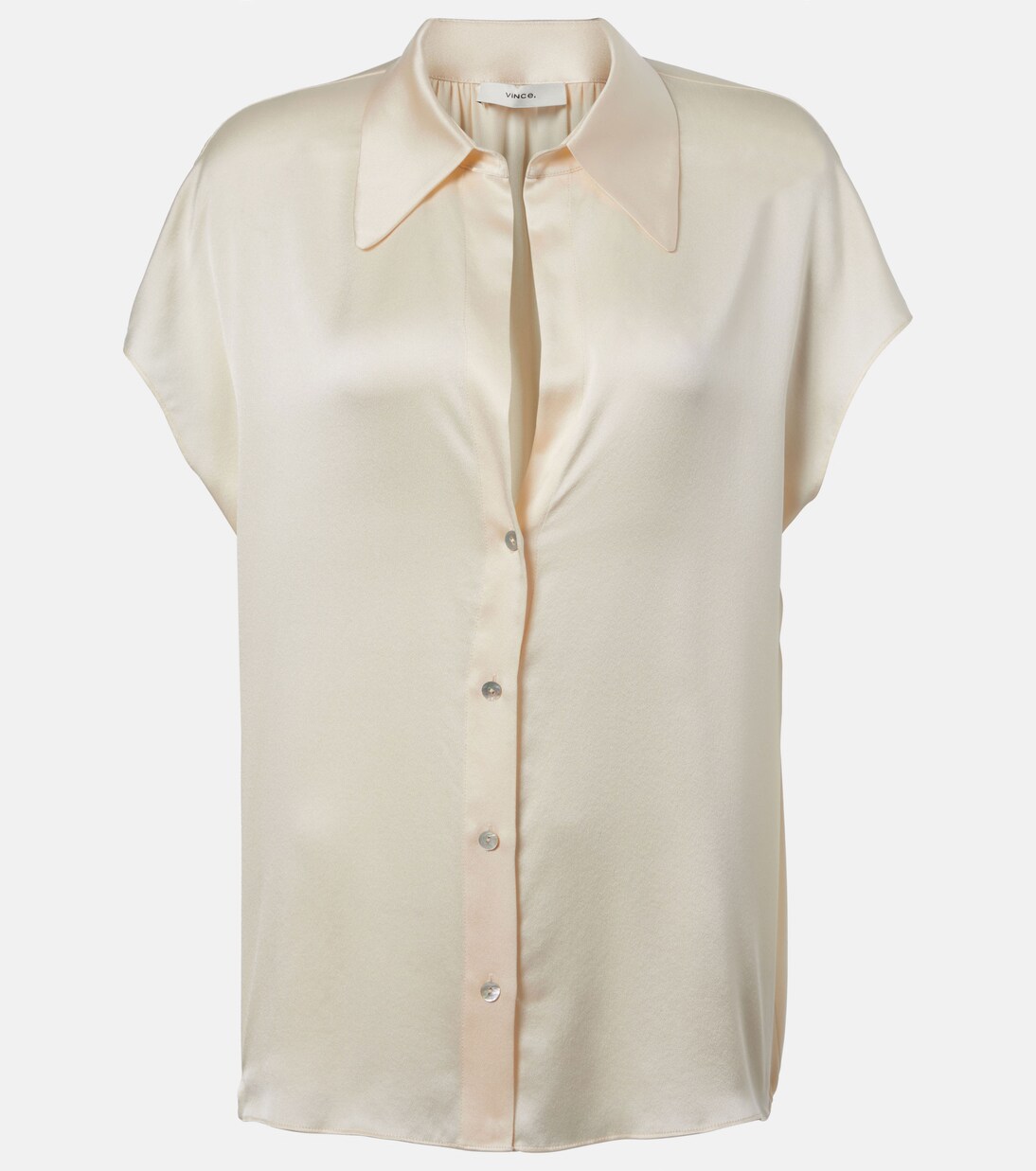 Blouse en satin de soie | Vince