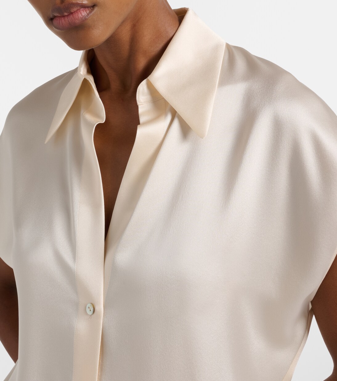 Blouse en satin de soie | Vince