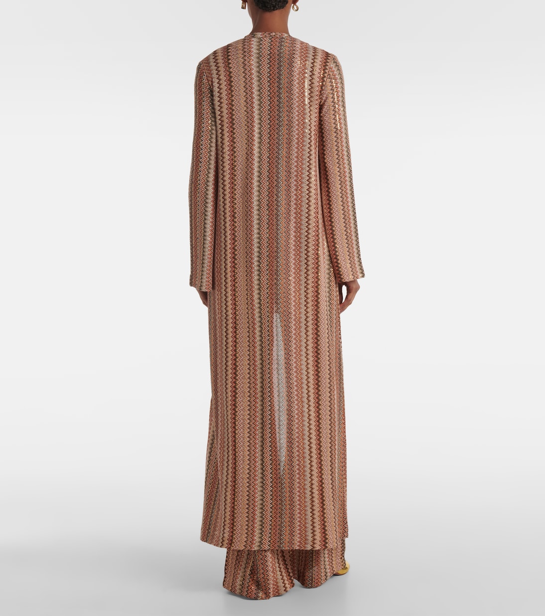 Cardigan aus Häkelstrick mit Pailletten | Missoni