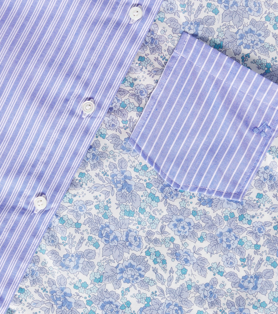 Elyas patchwork cotton voile shirt | Bonpoint