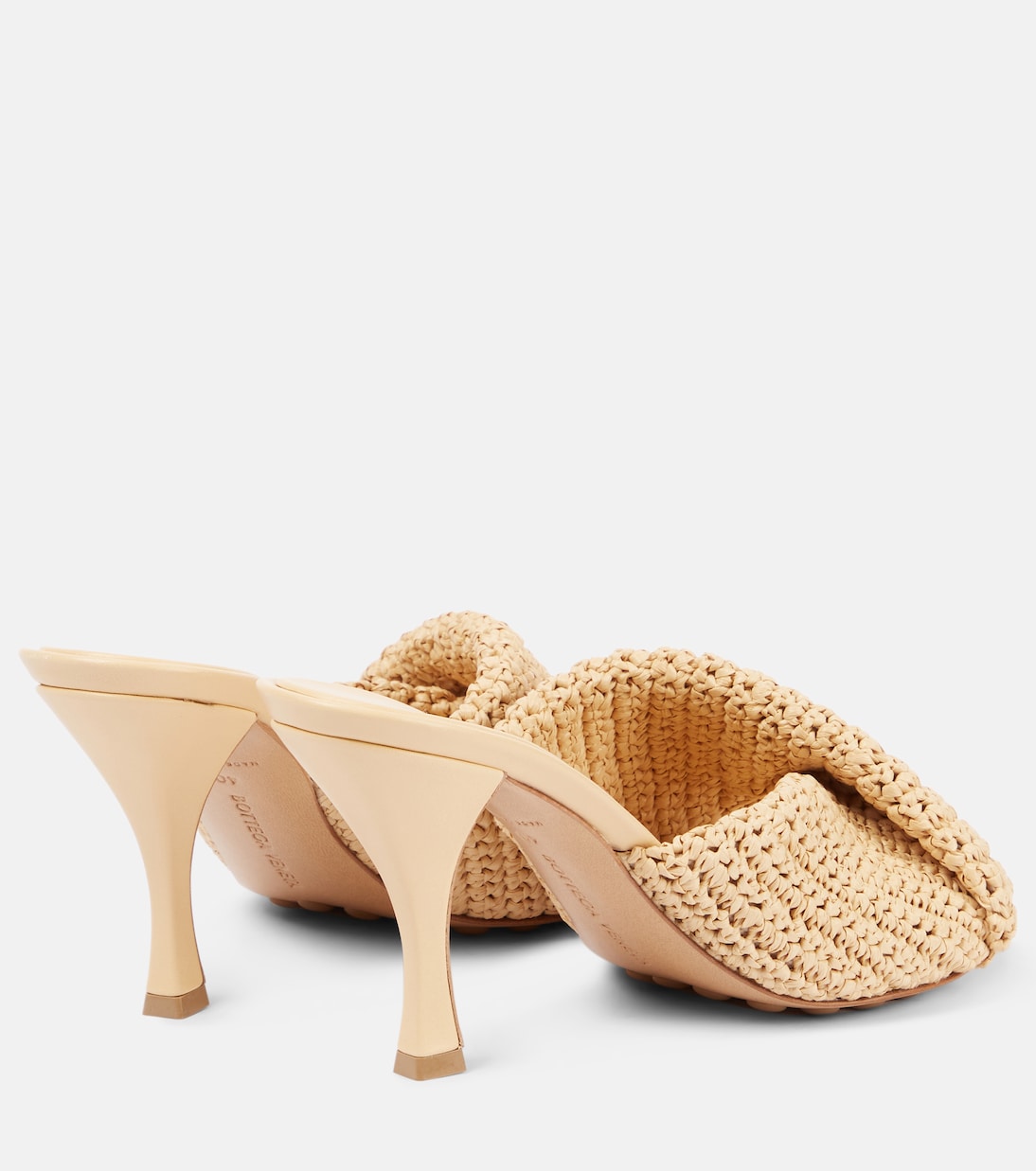 Blink 80 crochet raffia mules | Bottega Veneta