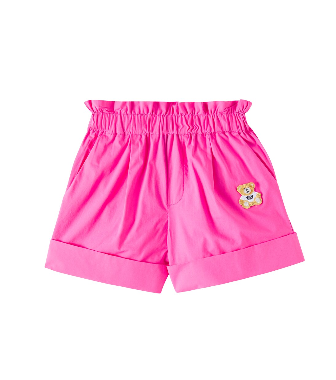 Teddy Bear cotton poplin shorts | Moschino Kids