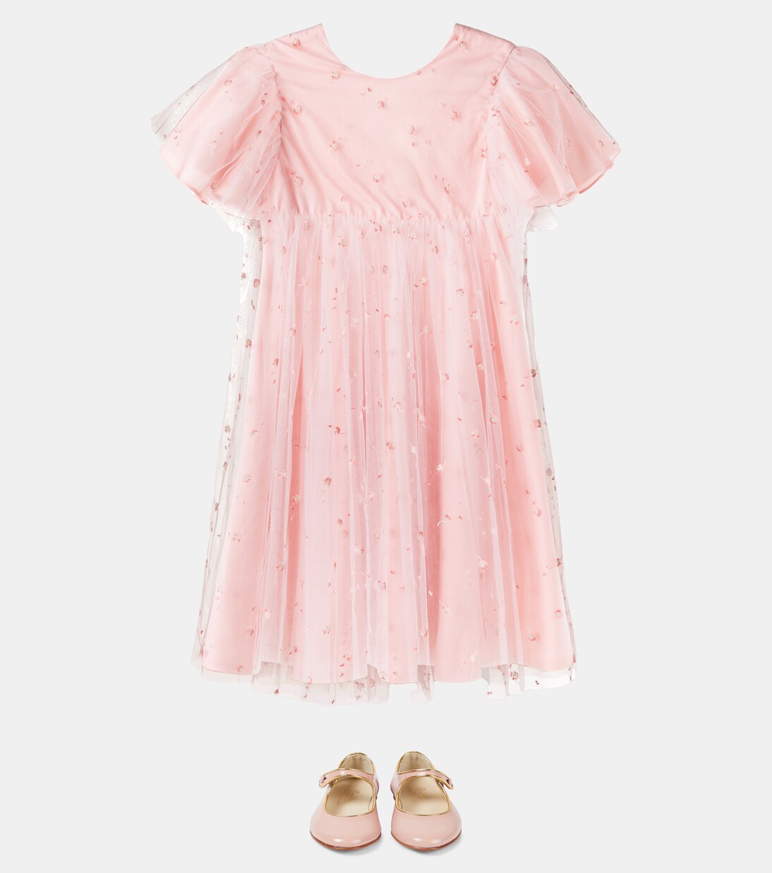 Robe brodée en tulle à fleurs | Tartine et Chocolat