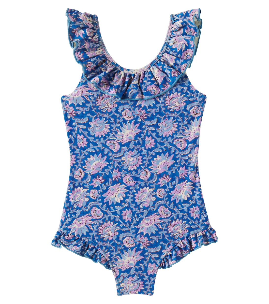Andrea printed ruffled swimsuit | Louise Misha