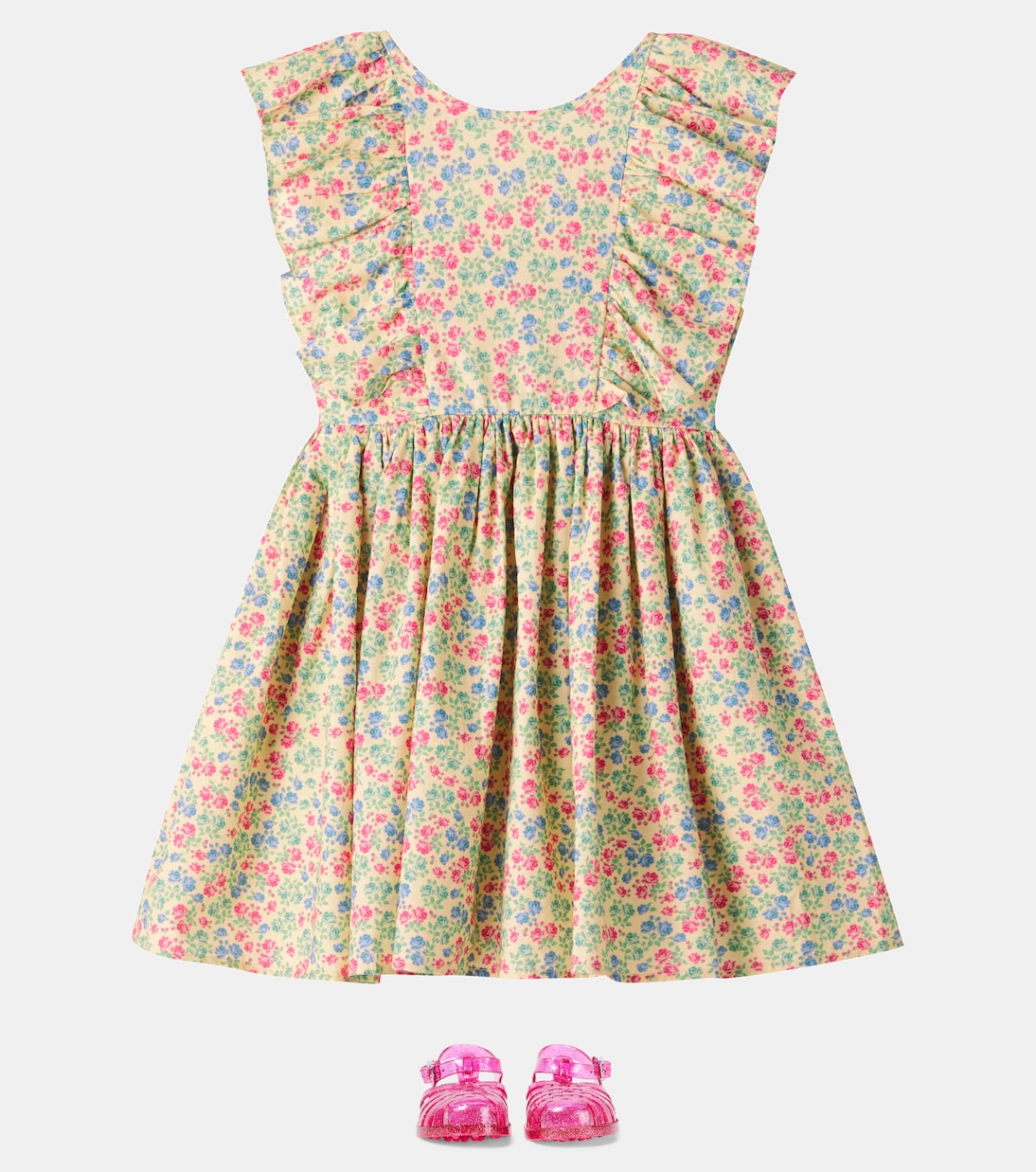 Robe Cianna en coton à fleurs | Konges Sløjd