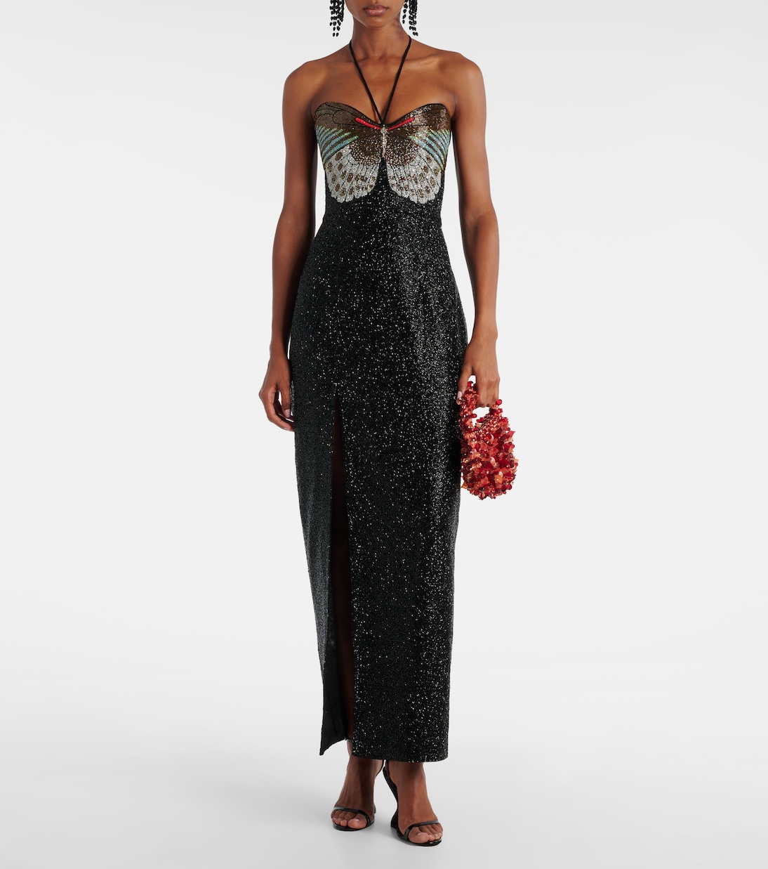 Verzierte Tote Bag Coral Mini | Clio Peppiatt