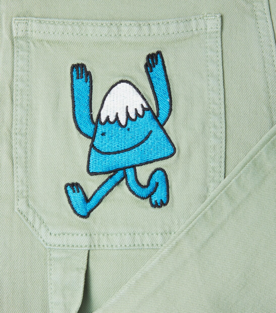 Appliqué cotton-blend cargo pants | Stella McCartney Kids