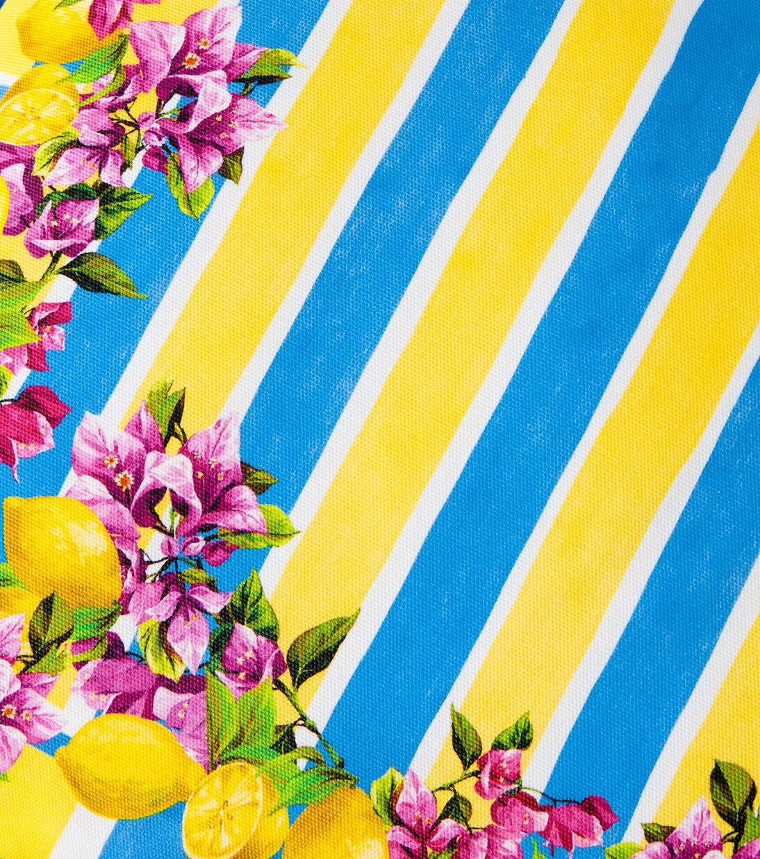 Taormina striped cotton cushion | Dolce&Gabbana Casa