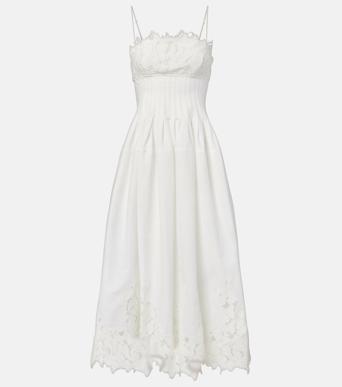 Robe midi Lilianna en coton mélangé | Simkhai