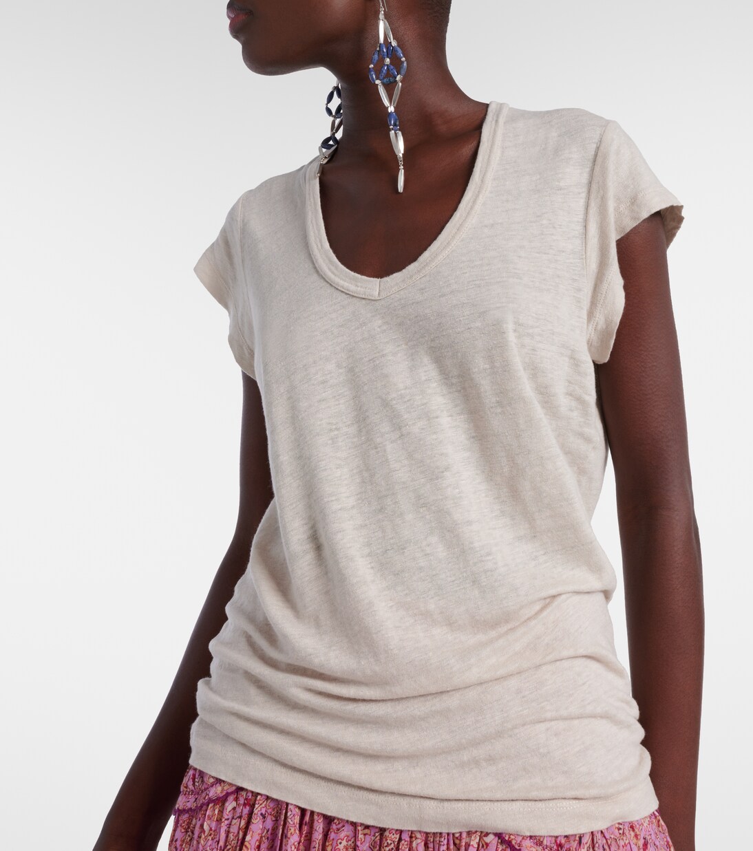 T-Shirt aus Leinen | Marant Etoile