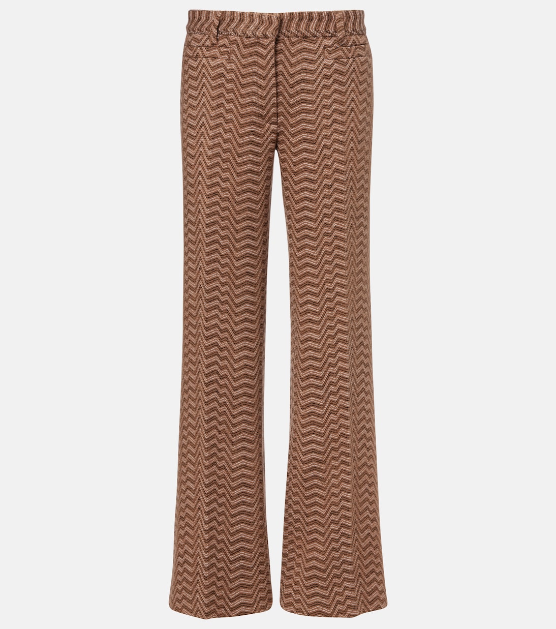 Zigzag low-rise bootcut pants | Missoni