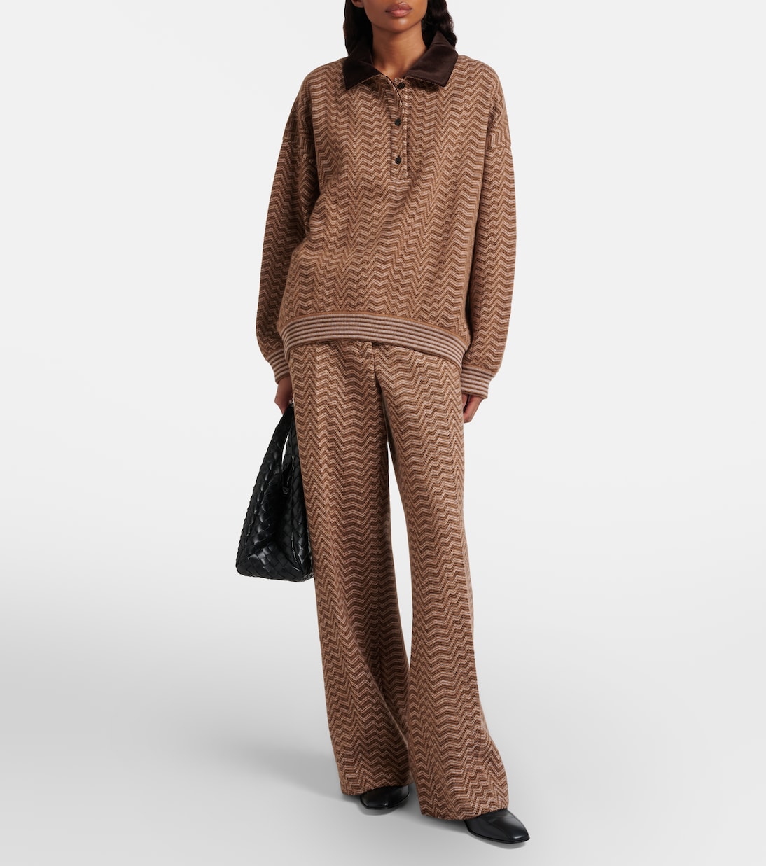 Zigzag low-rise bootcut pants | Missoni