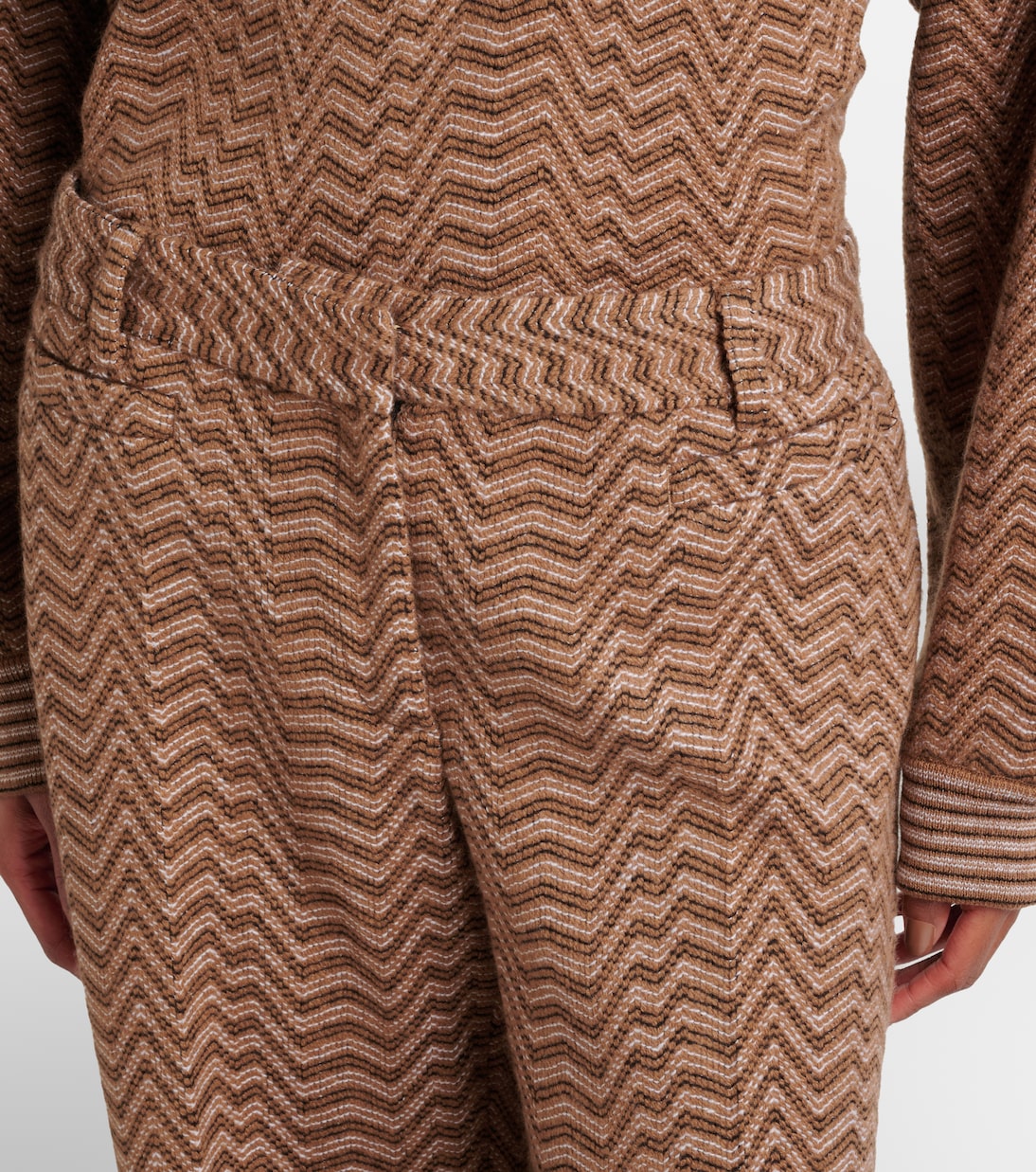 Zigzag low-rise bootcut pants | Missoni
