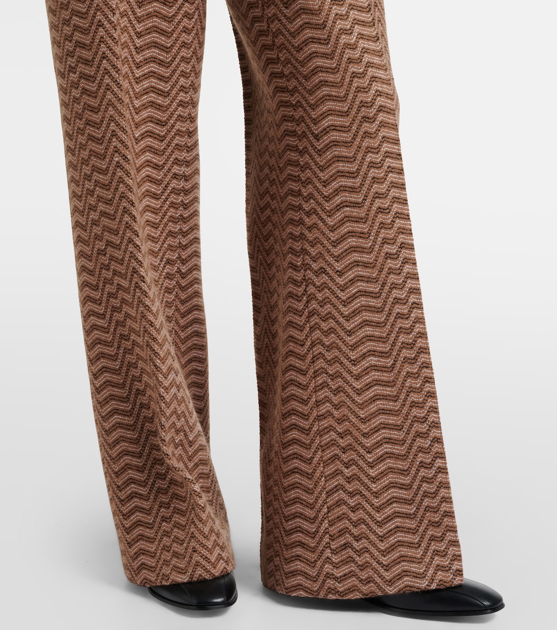 Zigzag low-rise bootcut pants | Missoni