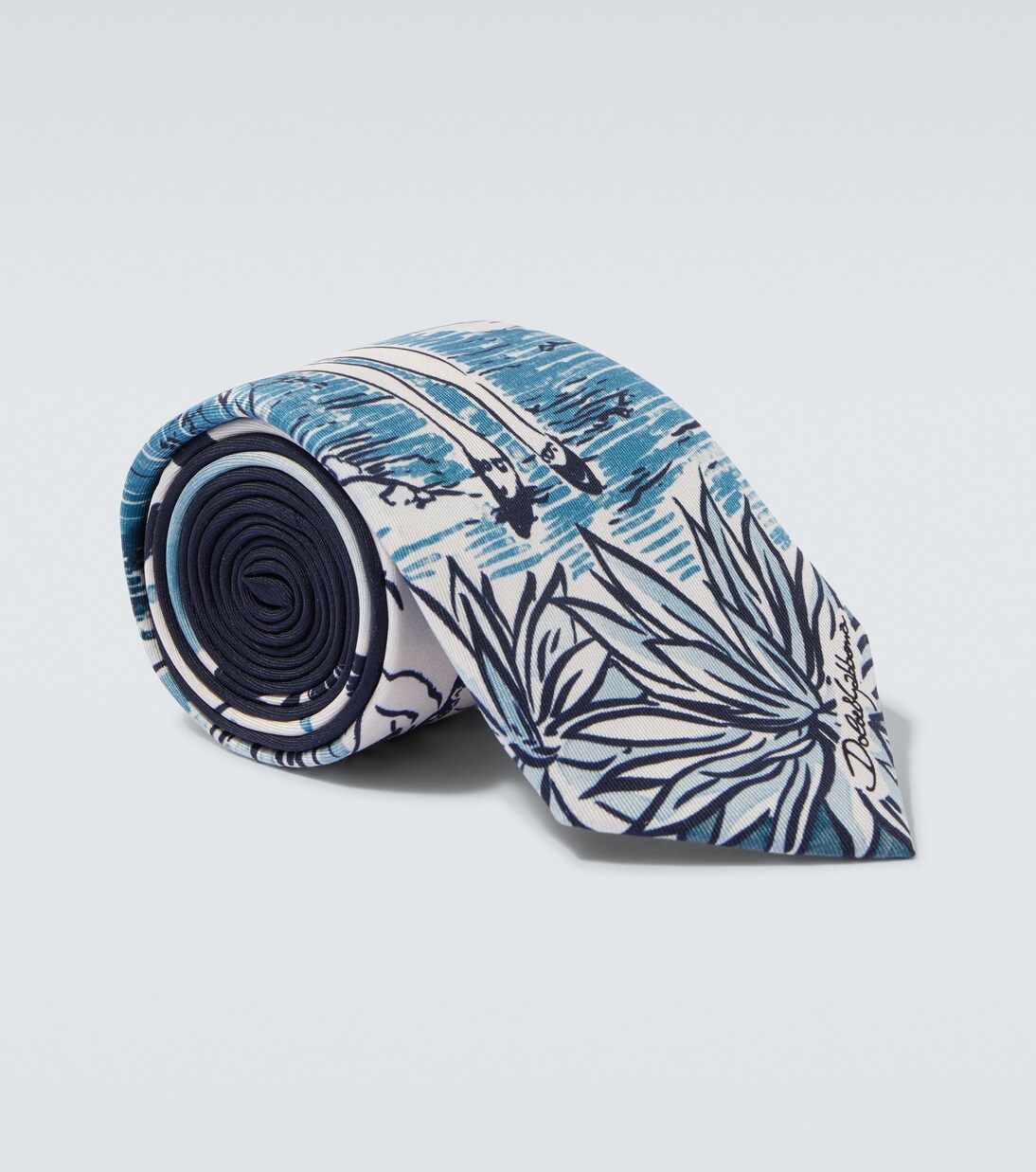 Bedruckte Krawatte aus Seiden-Twill | Dolce&Gabbana