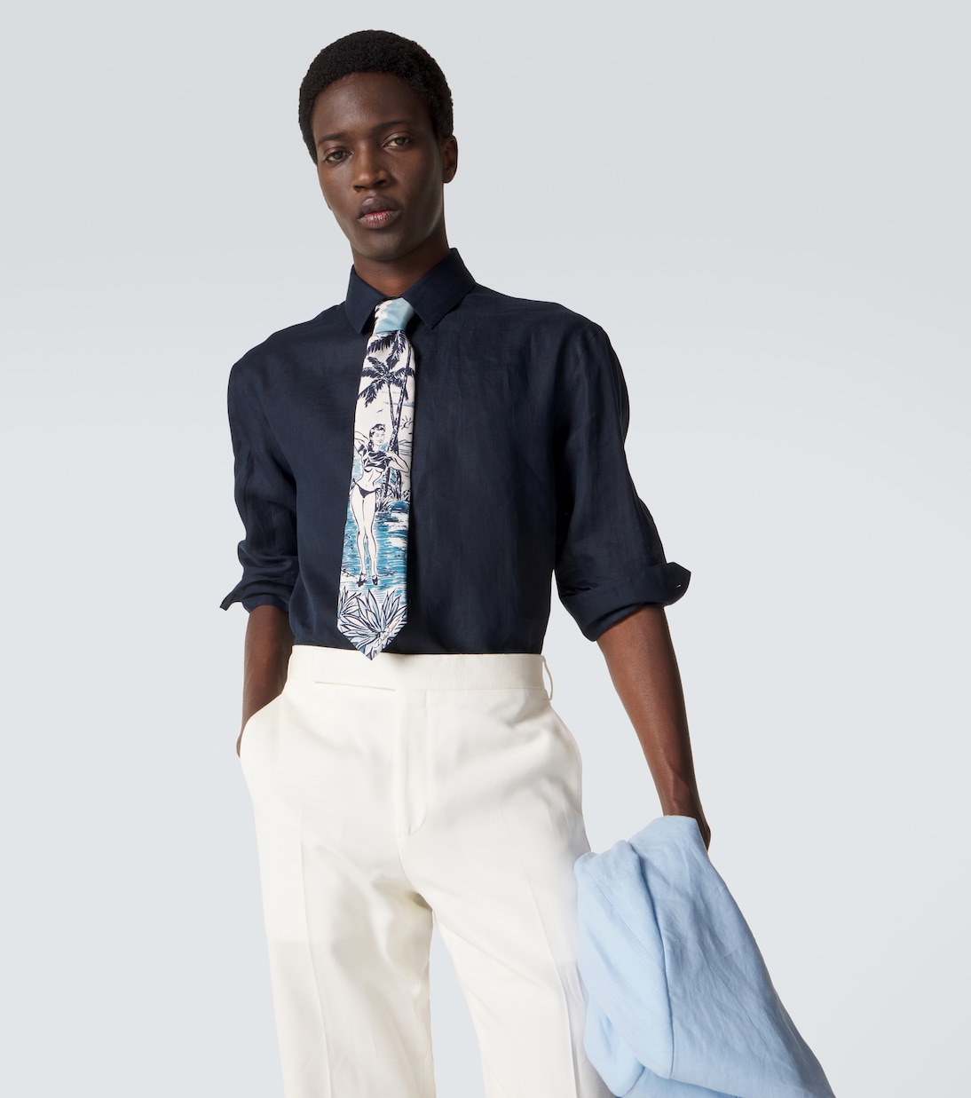 Bedruckte Krawatte aus Seiden-Twill | Dolce&Gabbana