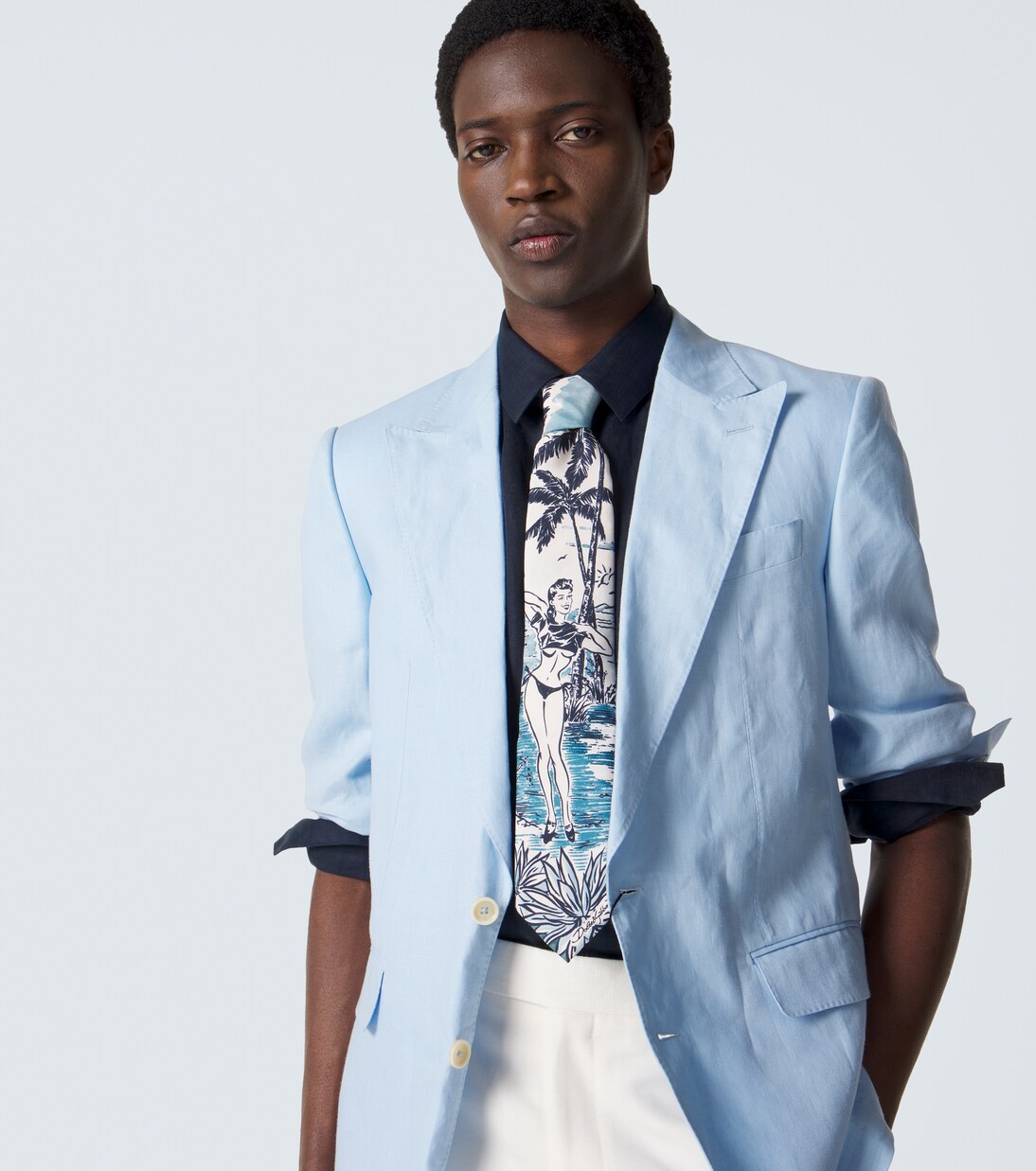 Bedruckte Krawatte aus Seiden-Twill | Dolce&Gabbana