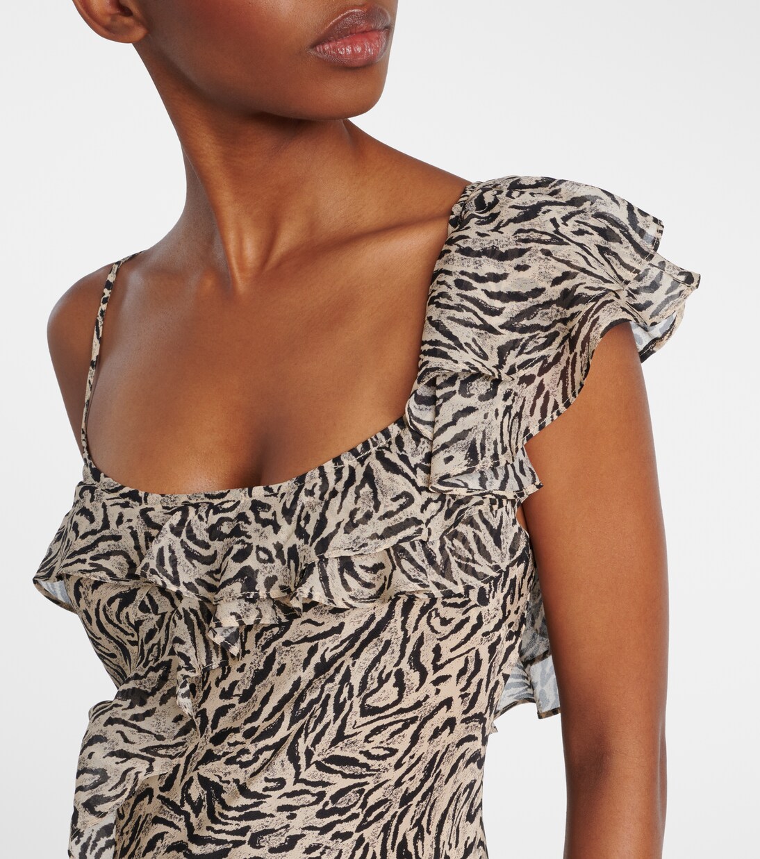 Robe longue Ester en crêpe de soie | Rixo