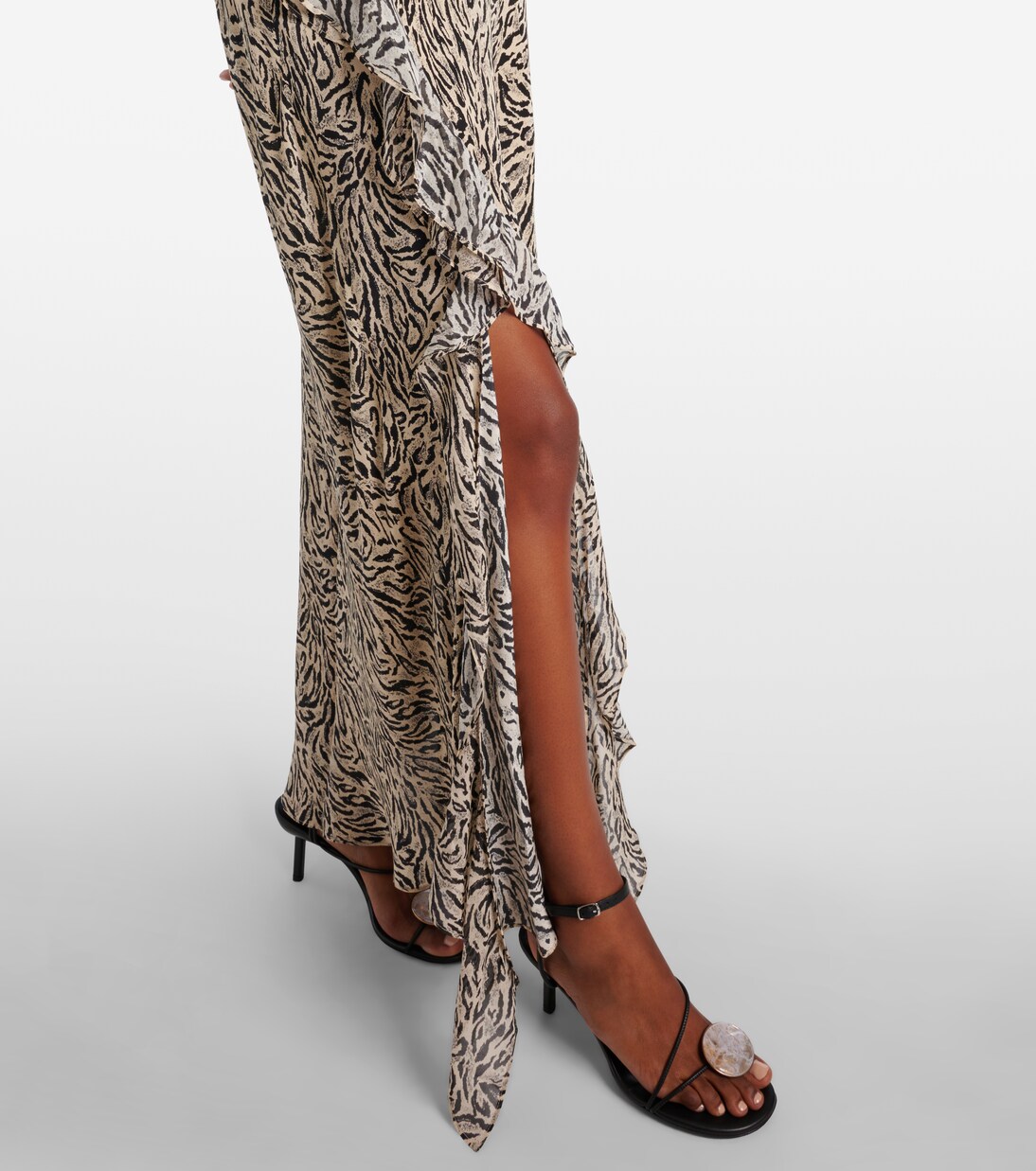 Robe longue Ester en crêpe de soie | Rixo