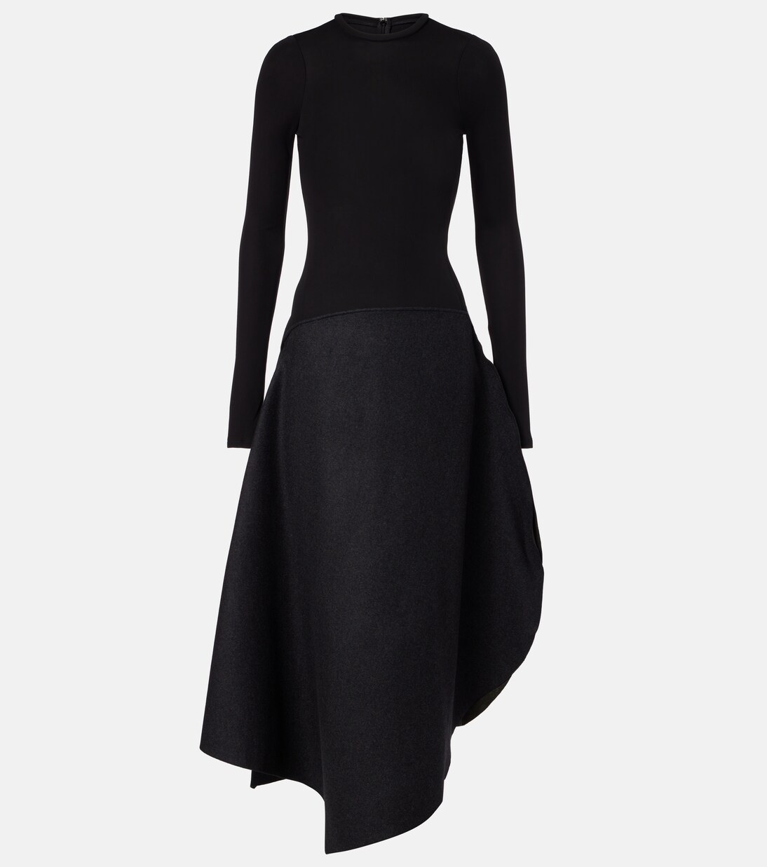 Robe midi asymétrique | Victoria Beckham