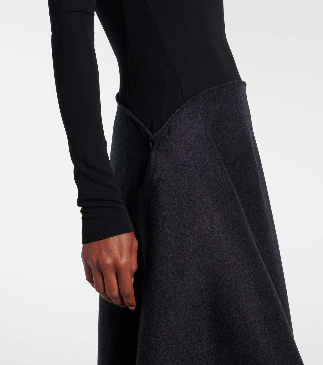 Robe midi asymétrique | Victoria Beckham