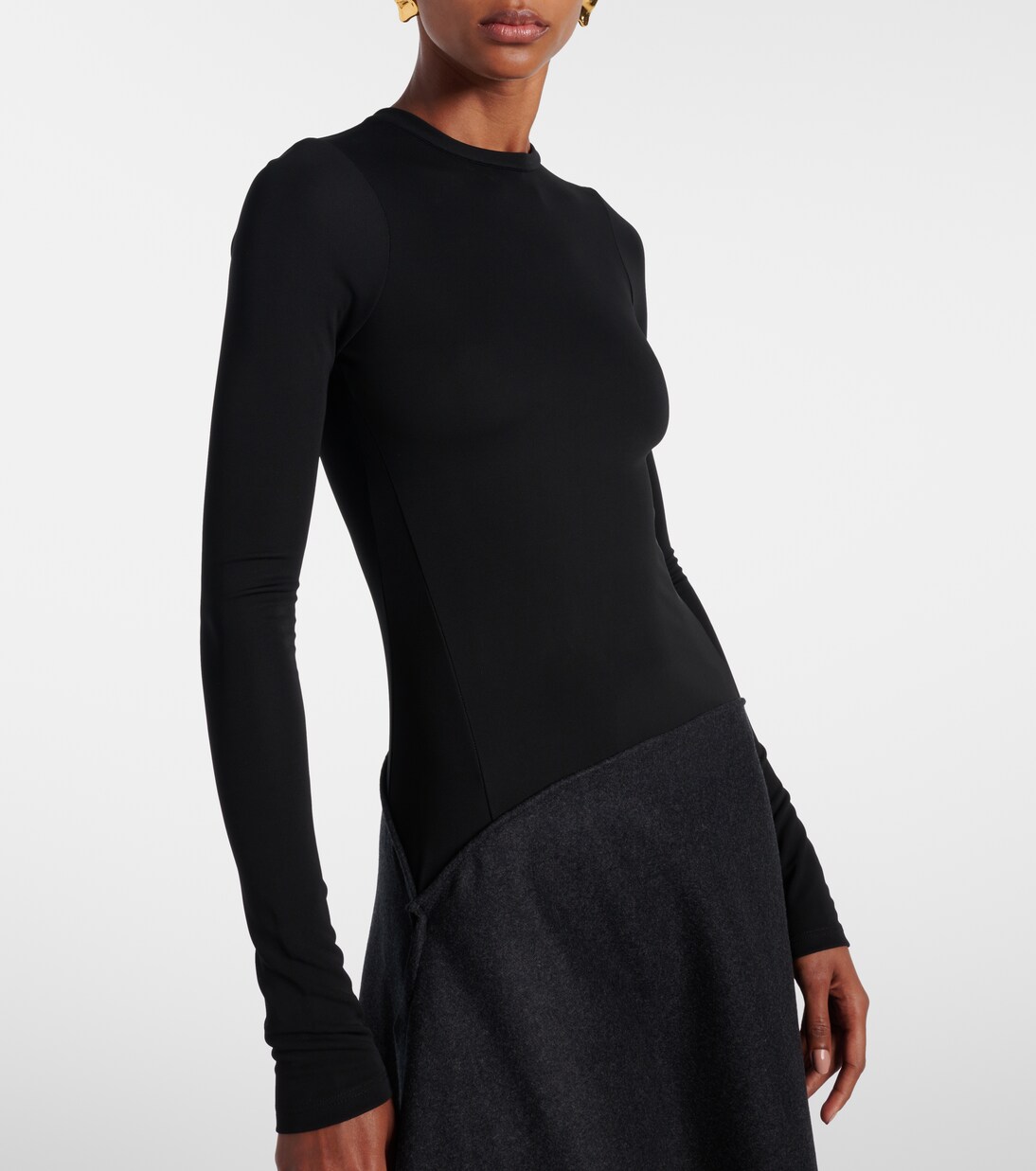 Robe midi asymétrique | Victoria Beckham