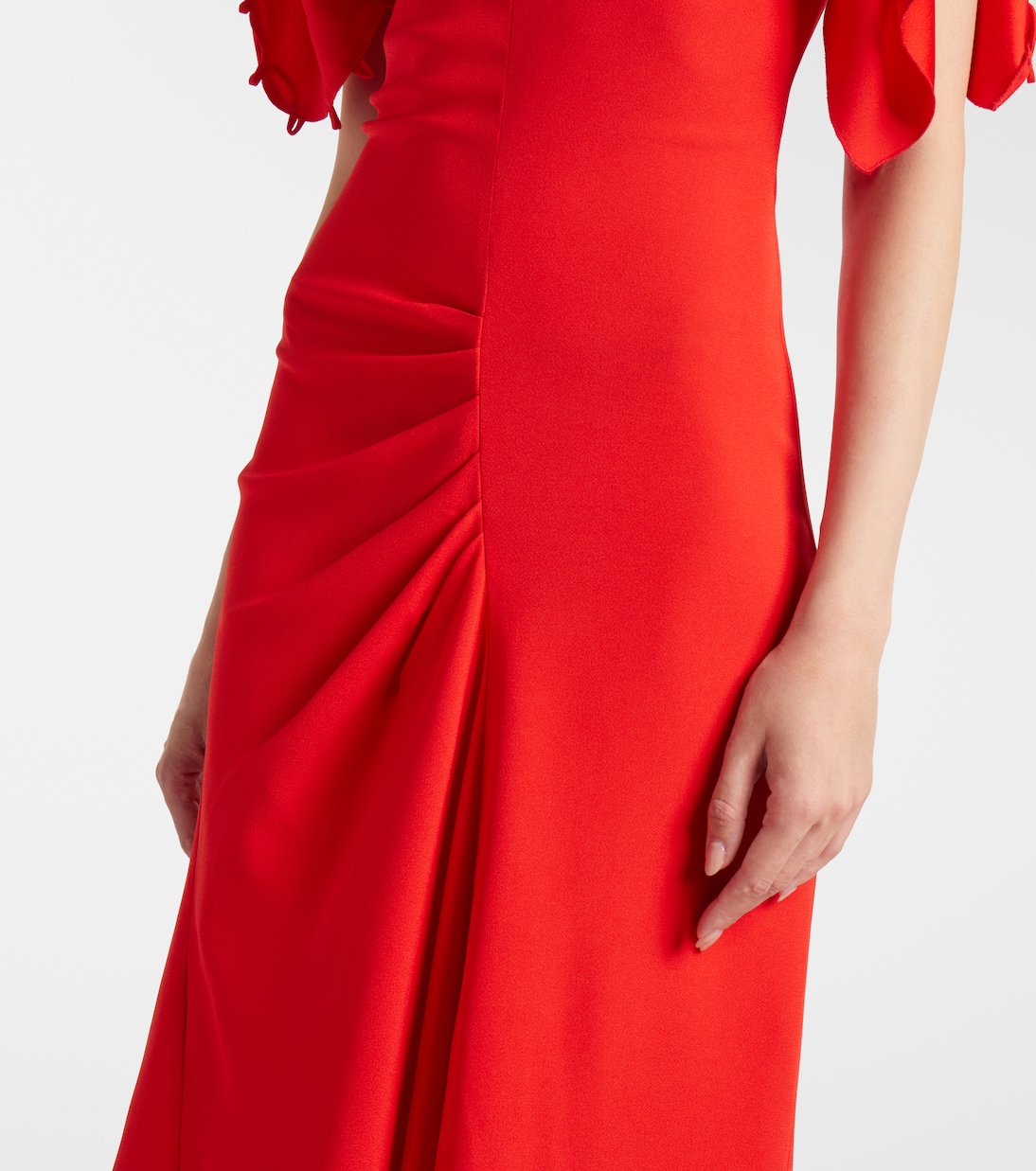 Asymmetric draped maxi dress | Victoria Beckham