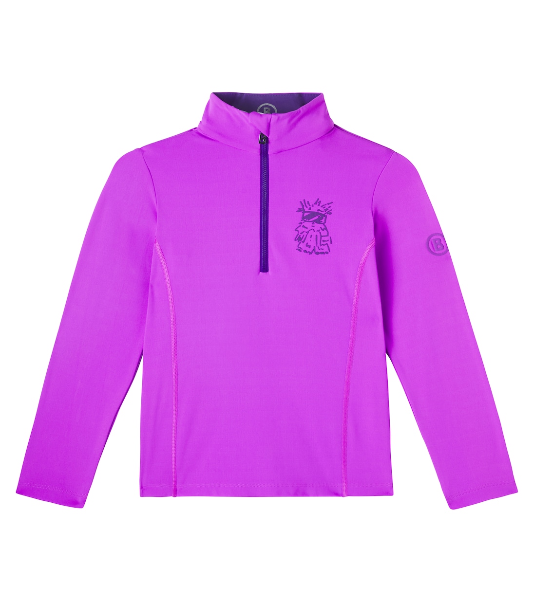 Ida printed half-zip technical top | Bogner Kids
