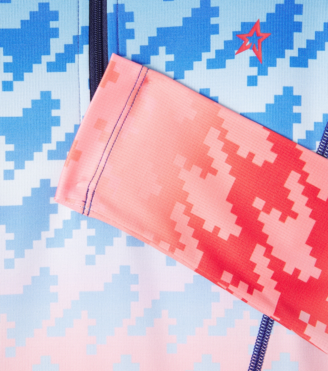 Ombré houndstooth ski top | Perfect Moment Kids