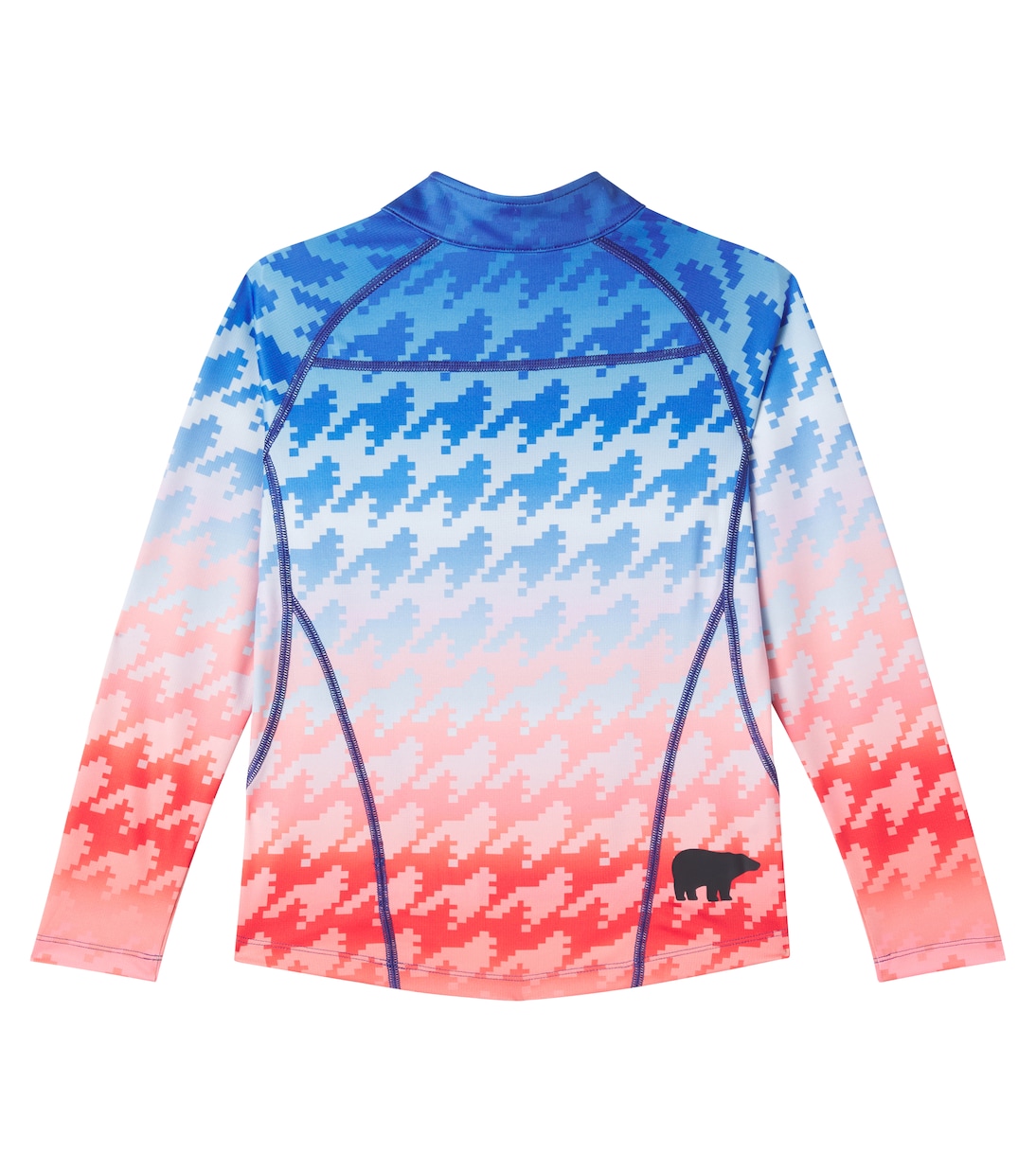 Ombré houndstooth ski top | Perfect Moment Kids