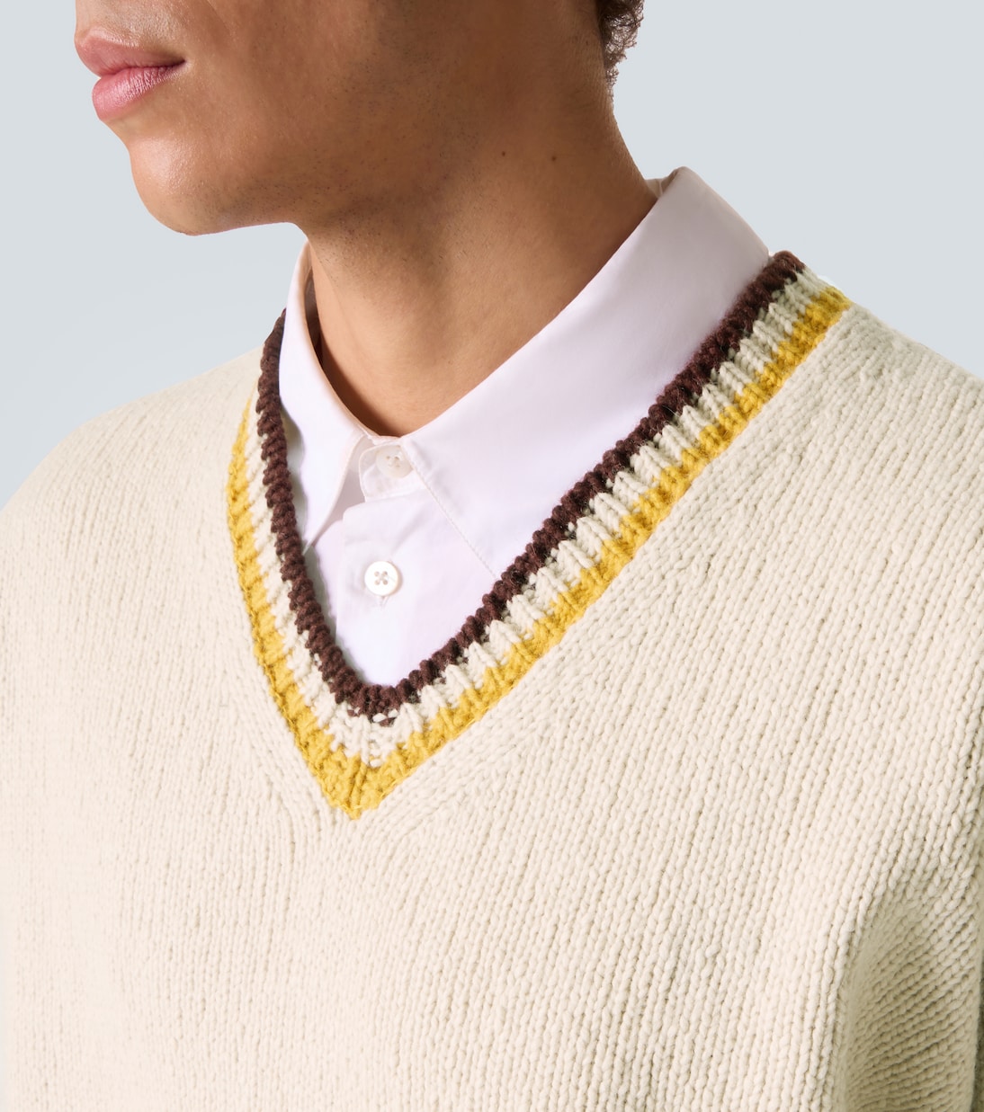 College wool and cashmere sweater | Visvim