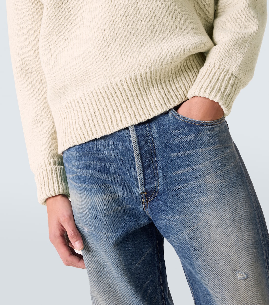 College wool and cashmere sweater | Visvim