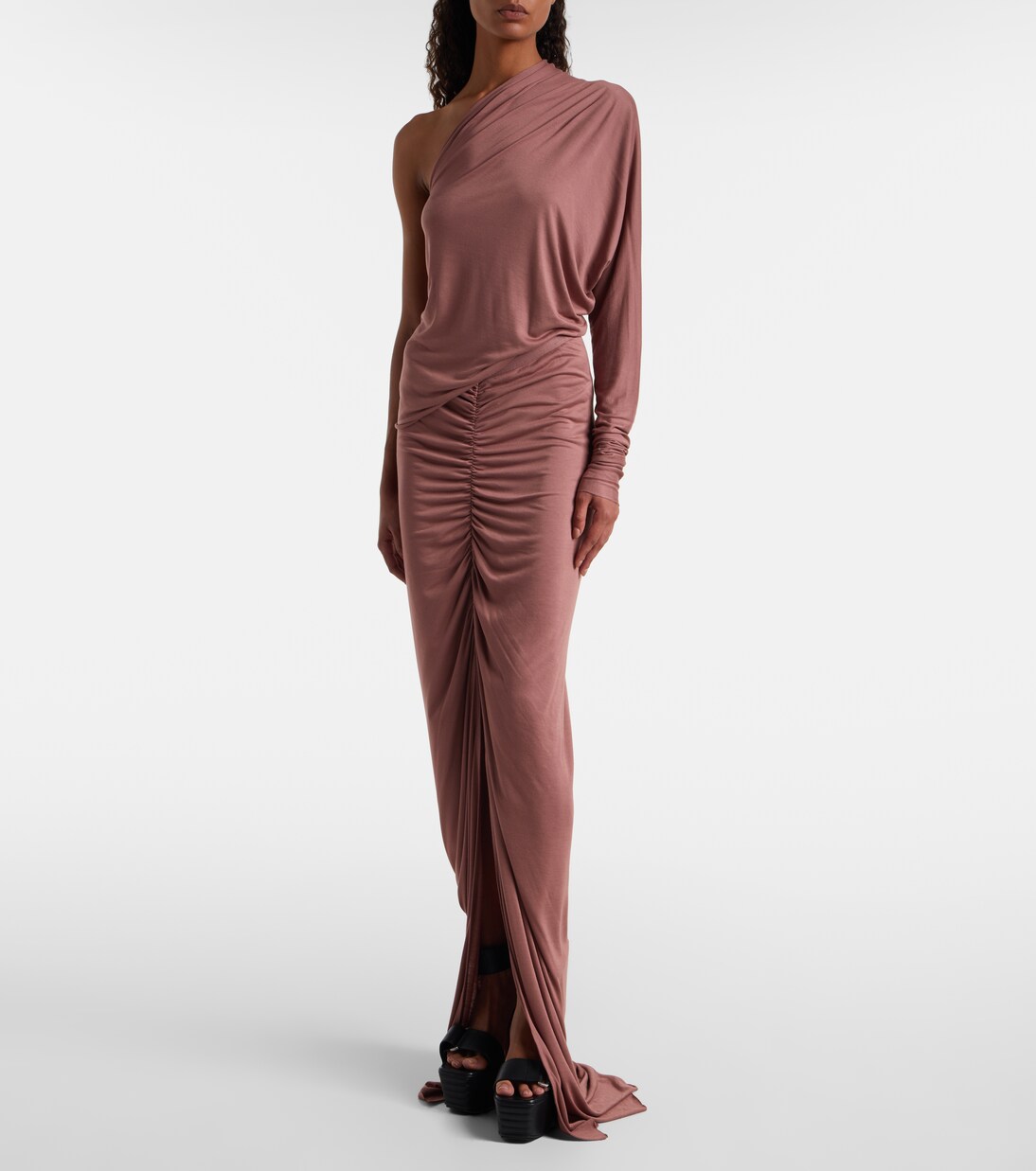 Diana one-shoulder jersey top | Rick Owens