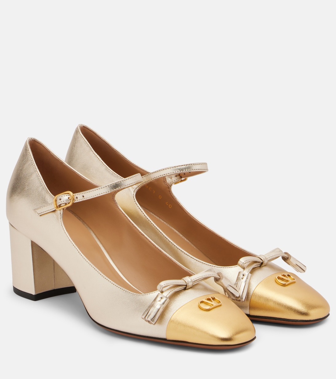 Mary-Jane-Pumps Valet Du Roi 60 aus Leder | Valentino Garavani