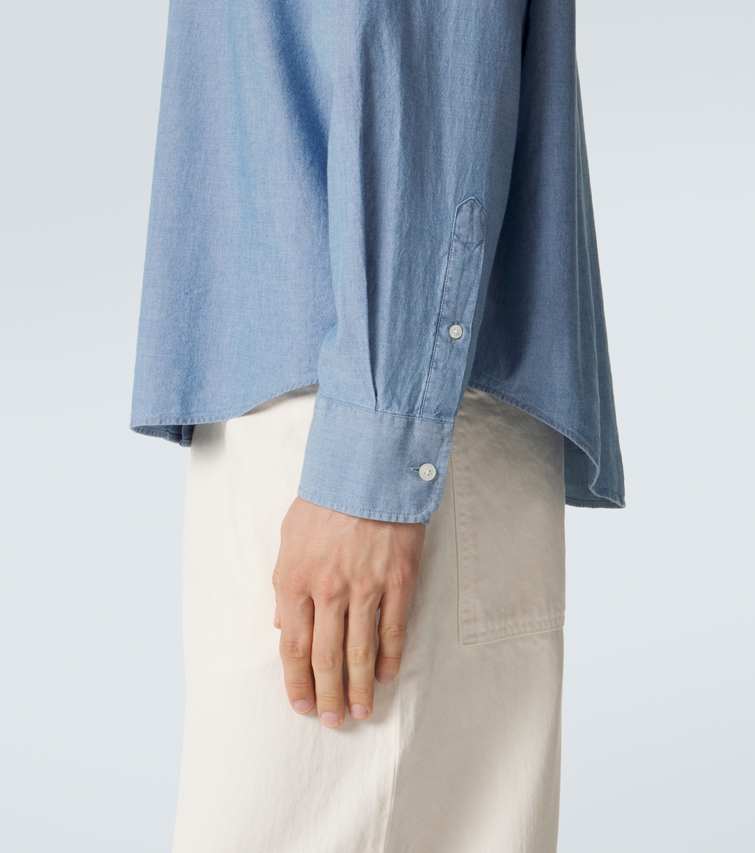 Ami de Cœur cotton chambray shirt | Ami Paris