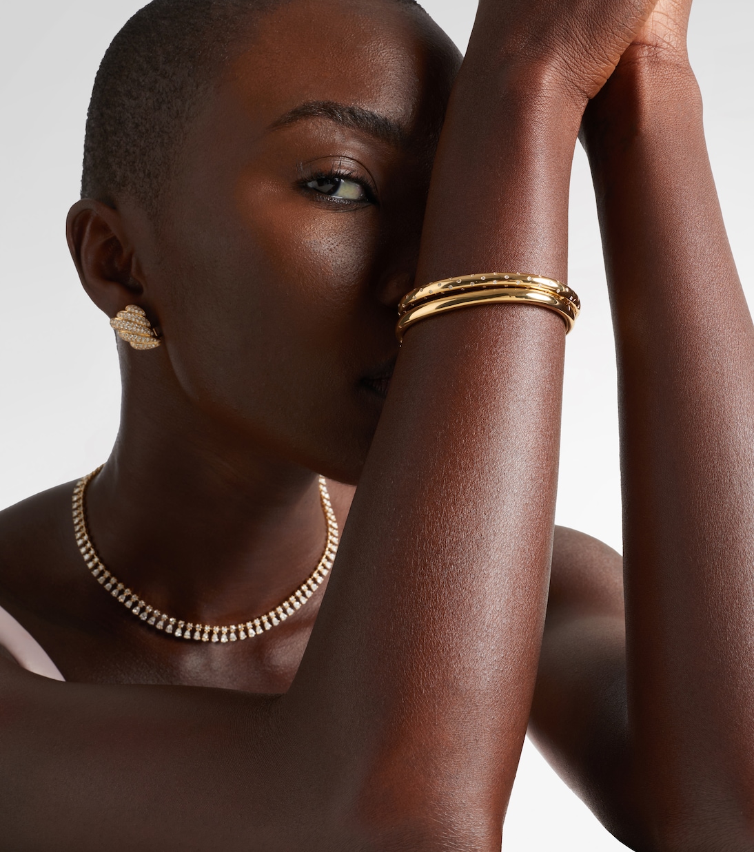 Armreif Cosmo aus 18kt Gelbgold (750/1000) | Anita Ko