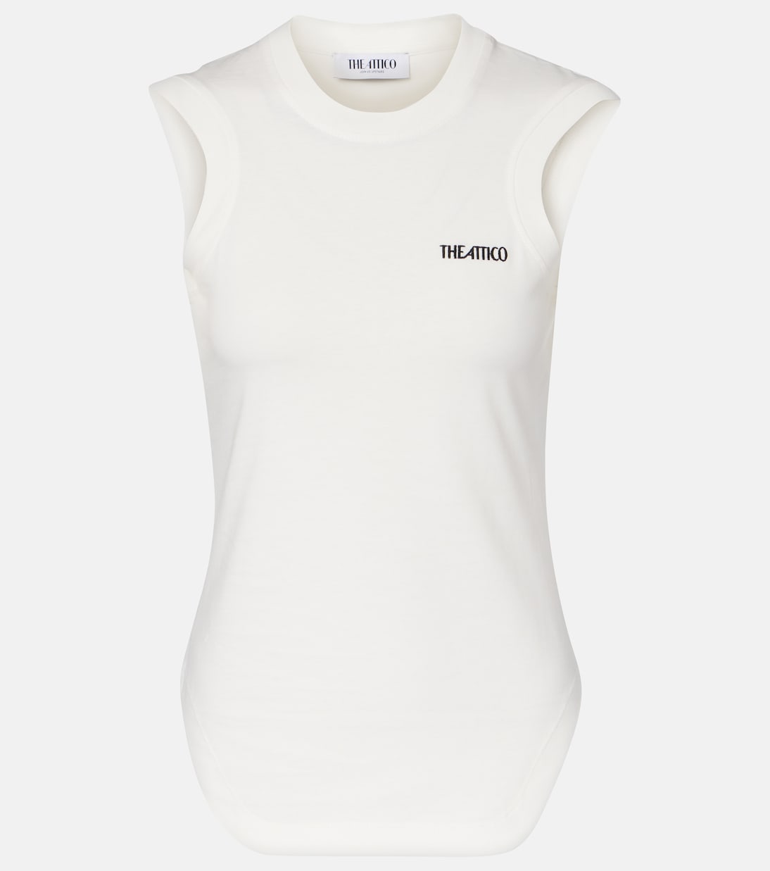 Logo cotton top | The Attico