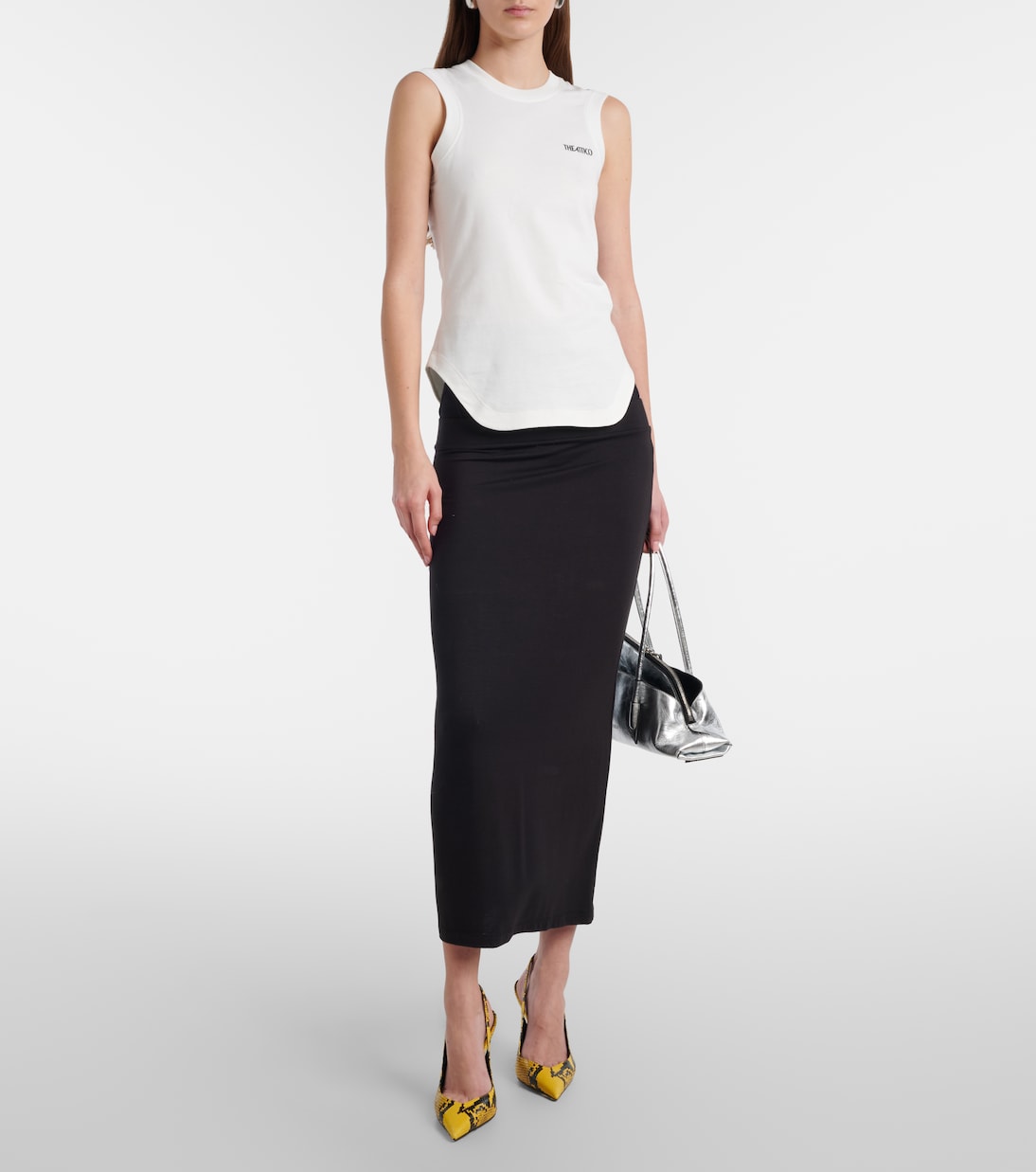 Logo cotton top | The Attico