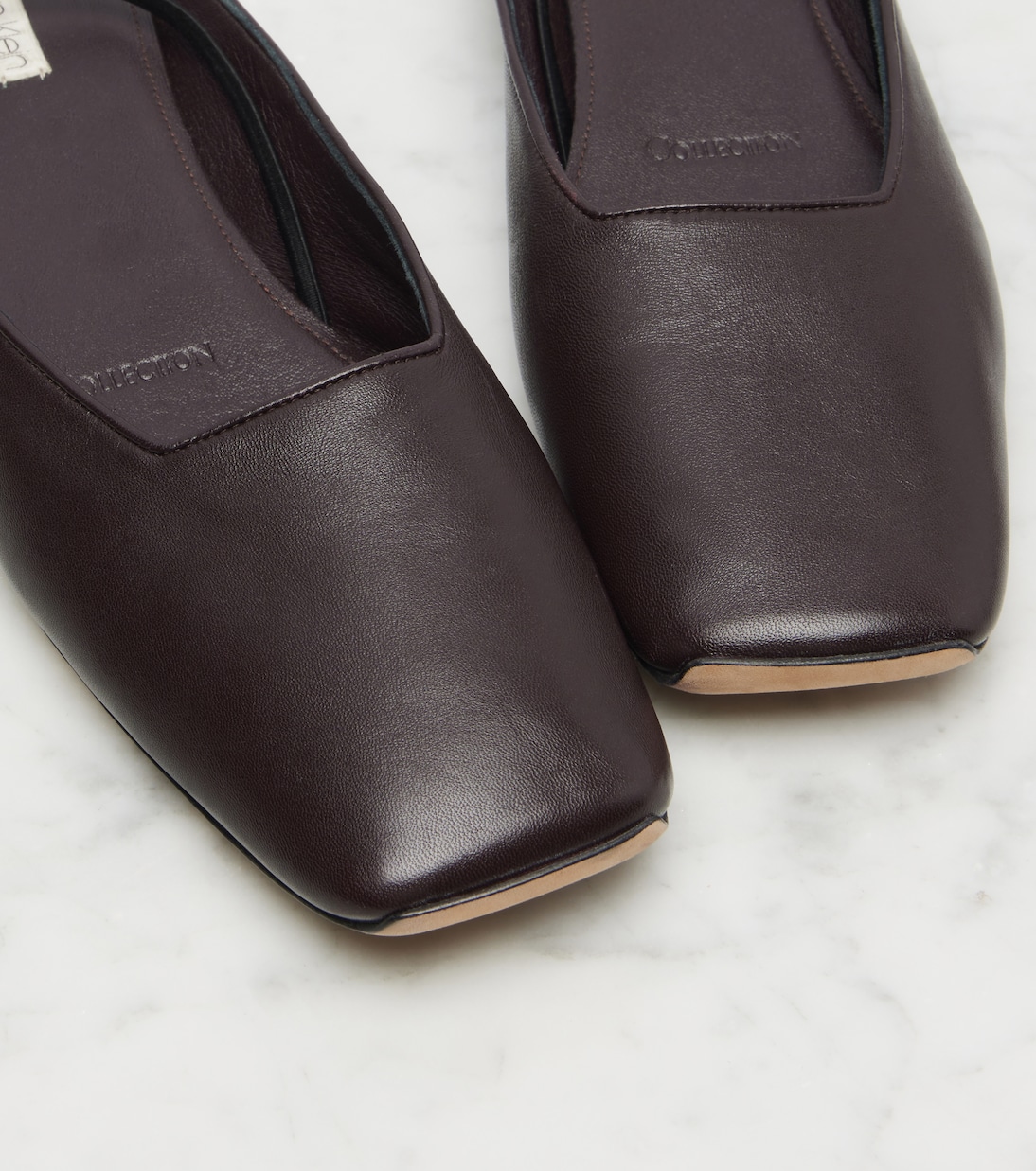 Kate leather slingback flats | Calvin Klein Collection