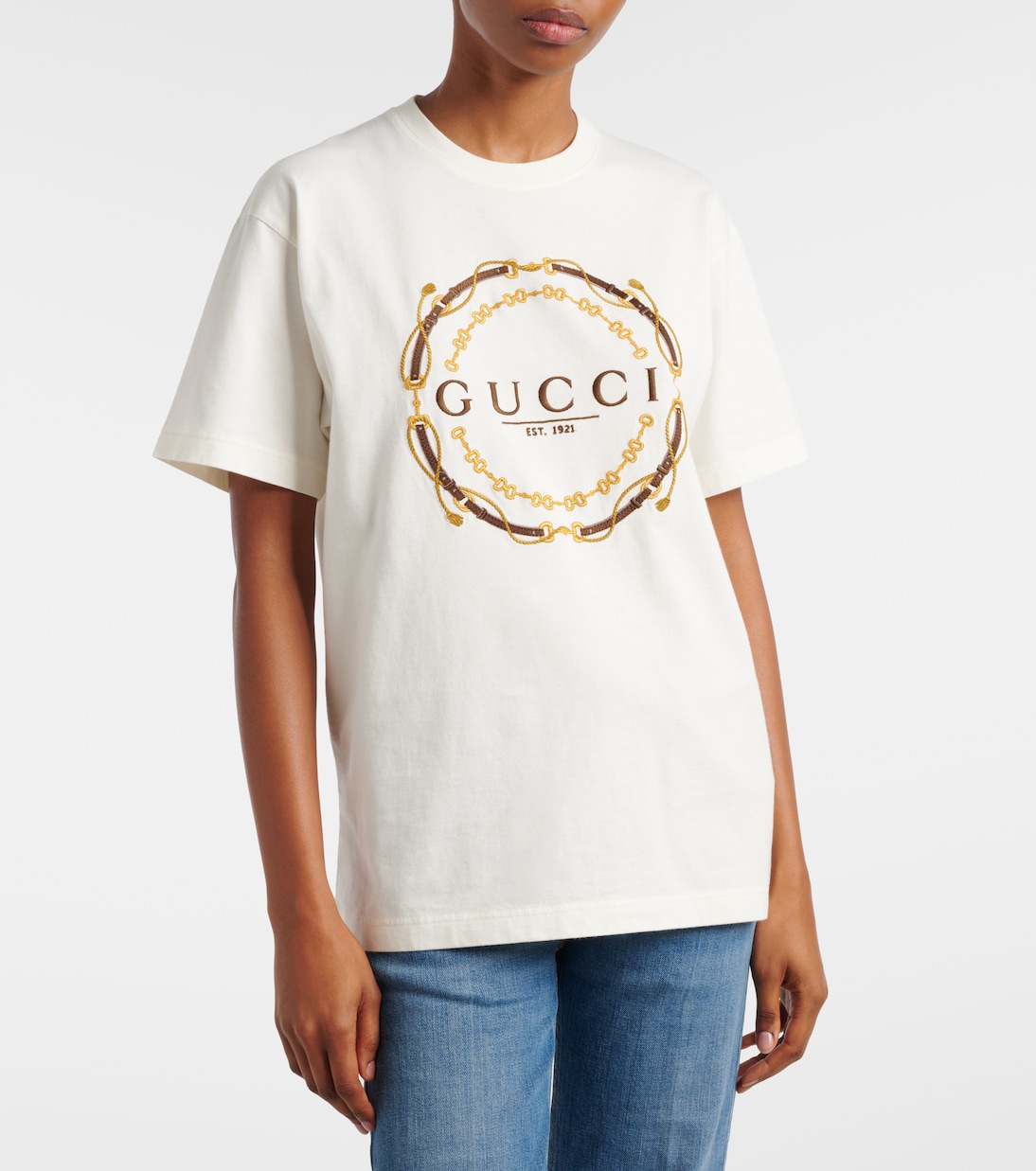 Logo cotton jersey T-shirt | Gucci