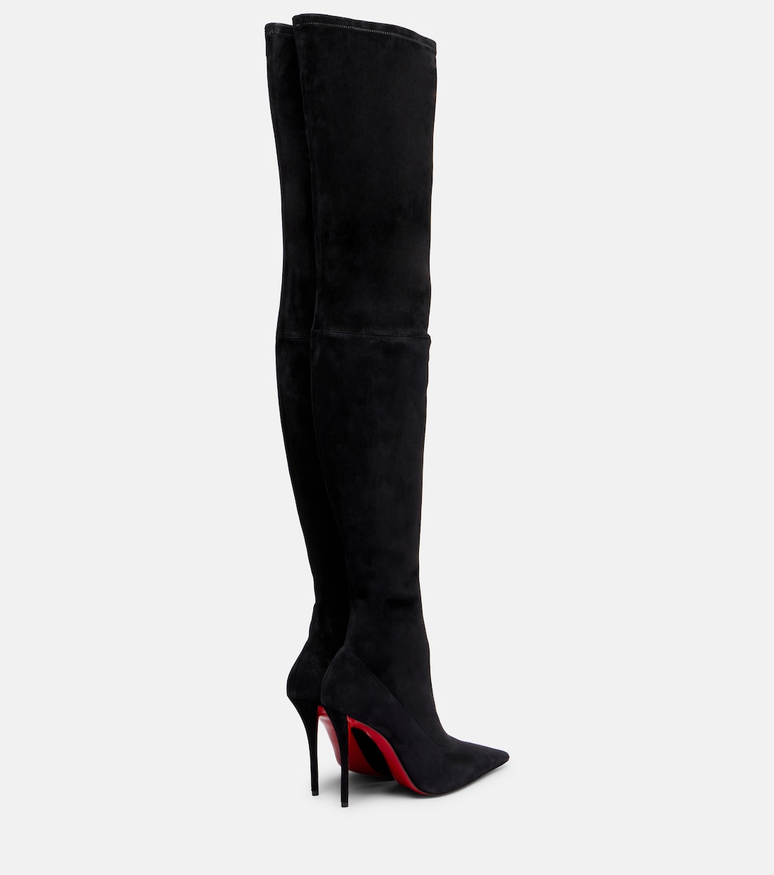 Overknee-Stiefel Miss Z 100 aus Veloursleder | Christian Louboutin
