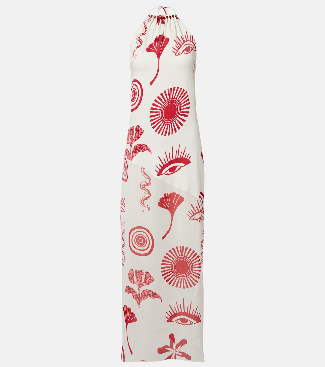 Robe longue Accasia à ornements | Cala de la Cruz