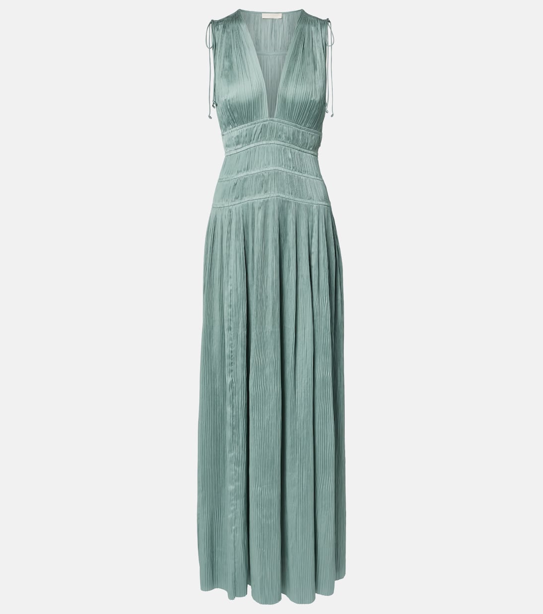 Tasneem satin plissé gown | Ulla Johnson