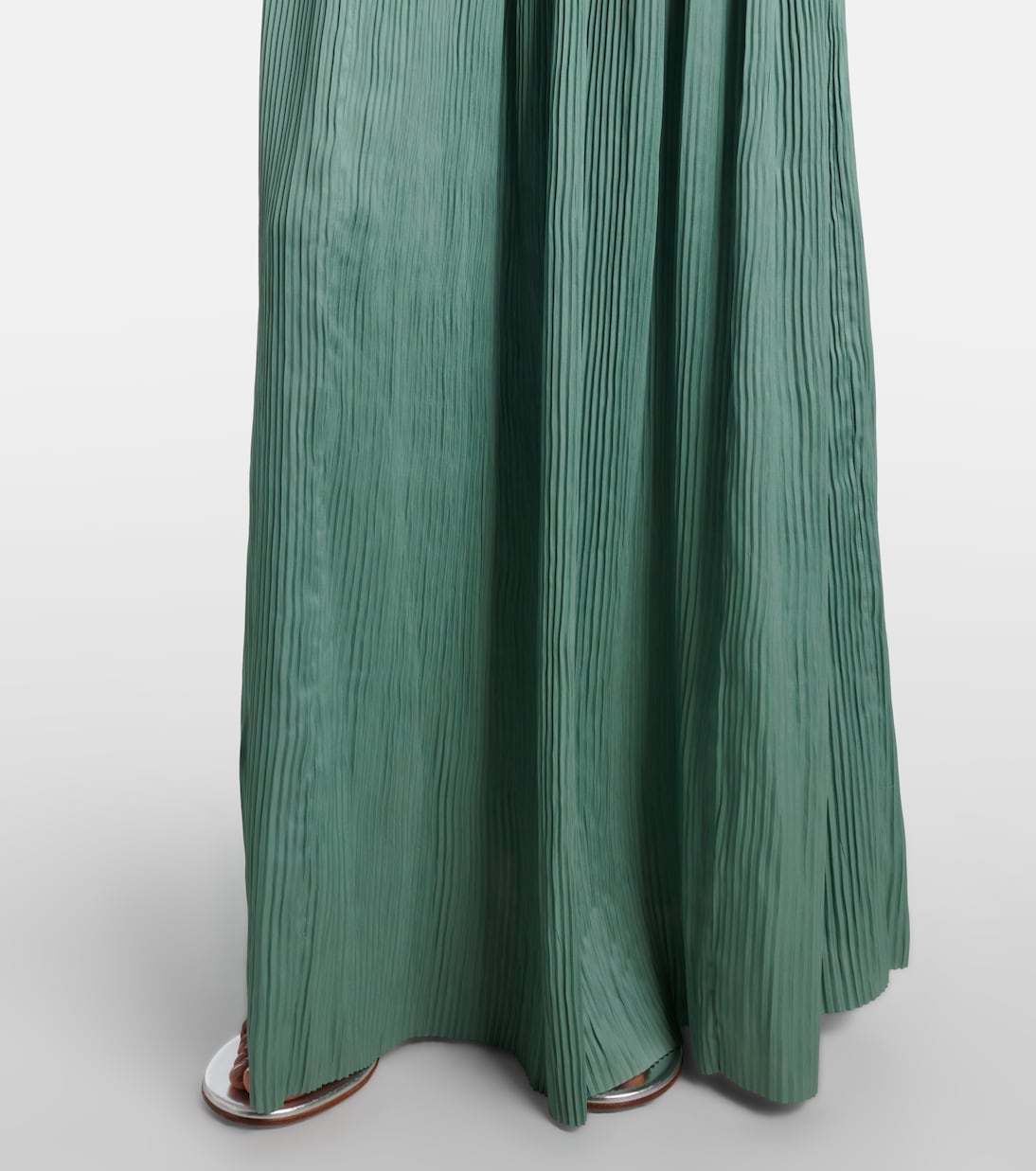 Tasneem satin plissé gown | Ulla Johnson