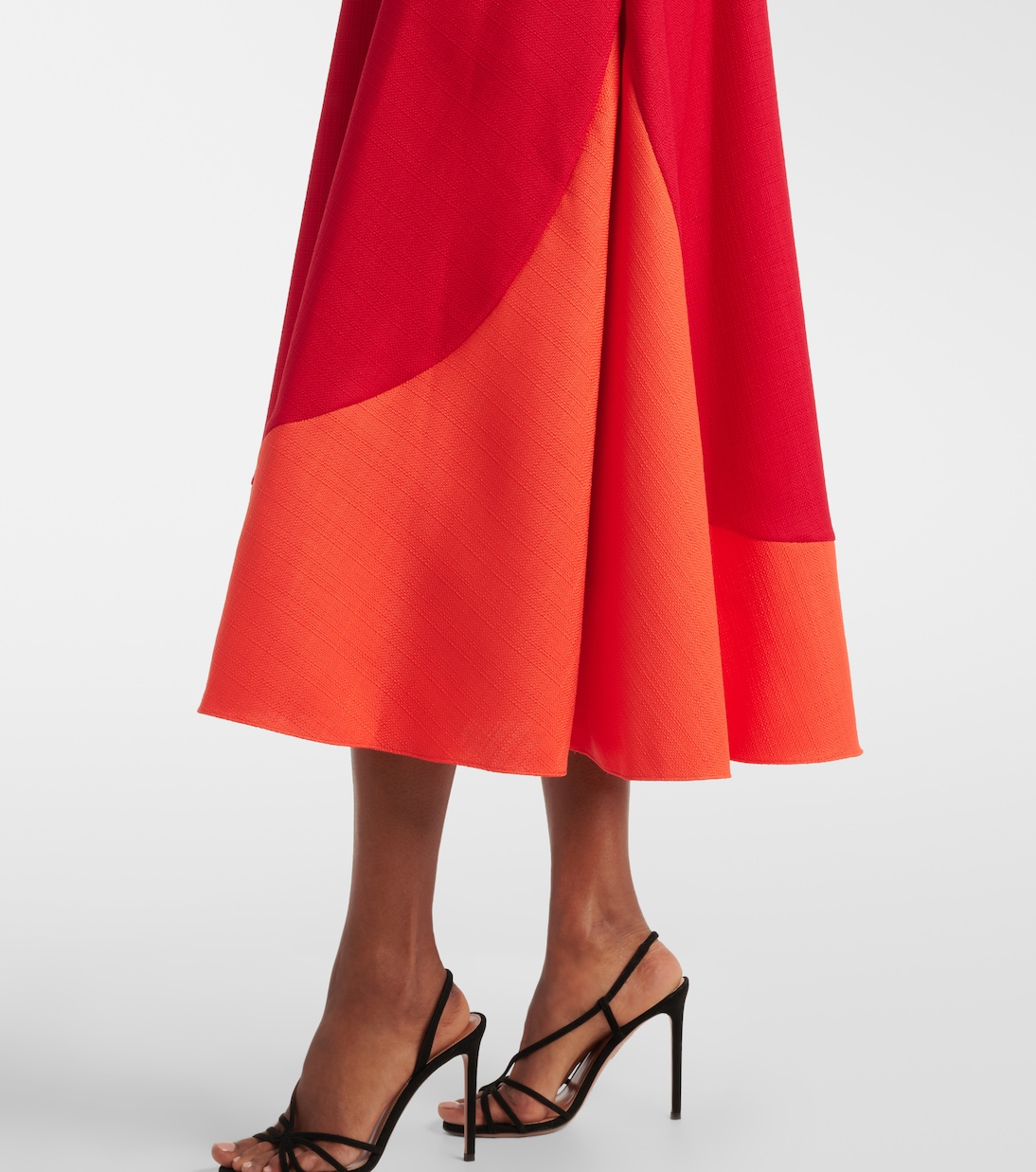 Mire colorblocked midi dress | Roksanda
